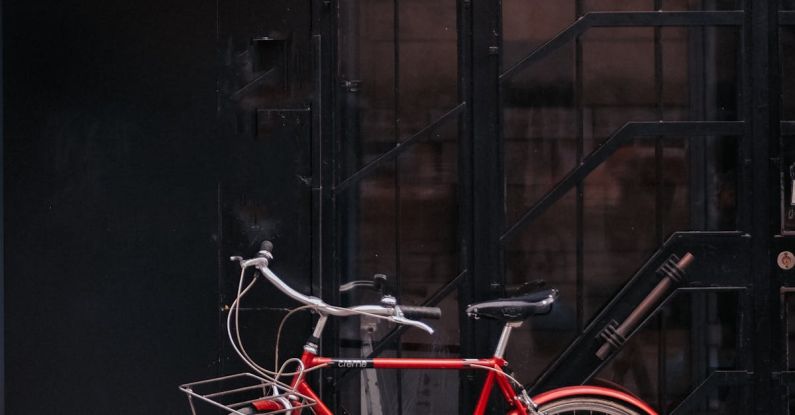 Air Conditioner - Bicycle near Building Wall