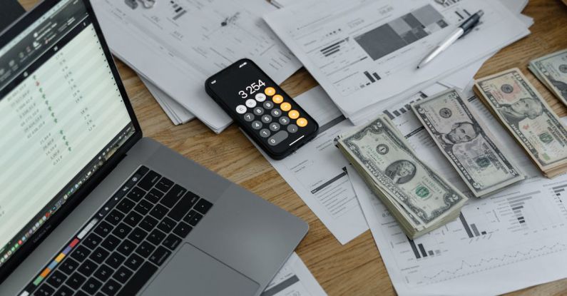 AC Budget - Banknotes and Calculator on Table