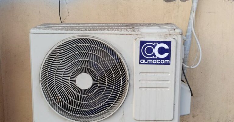 AC Ventilation - Air Conditioner Unit on a Wall